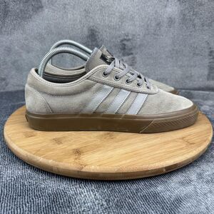 Adidas 3MC Vulc Shoes Mens Size 8 Gray Suede Skateboard Classic Casual B27796